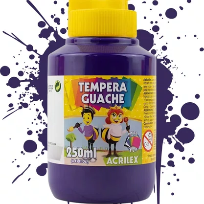 Guache Violeta 250ml - Acrilex