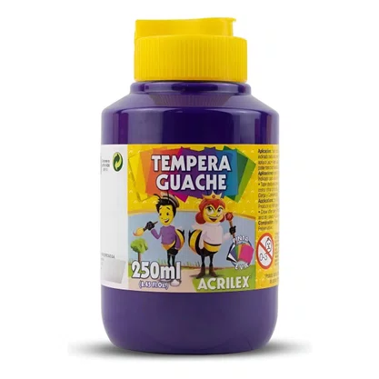 Guache Violeta 250ml - Acrilex