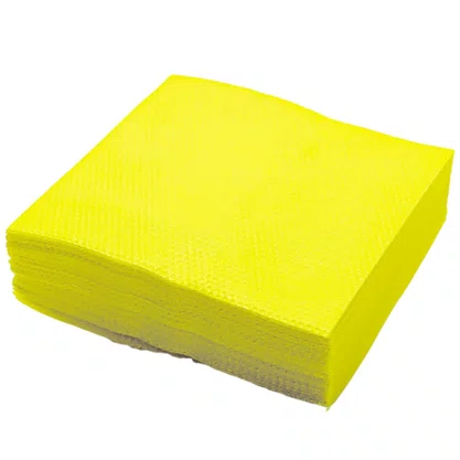 Guardanapo Amarelo 19,5x22,5cm com 50 Un Campfestas