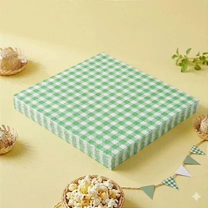 Guardanapo de Papel Xadrez Verde 25 un Kaixote