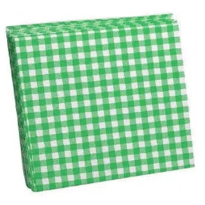 Guardanapo de Papel Xadrez Verde 25 un Kaixote