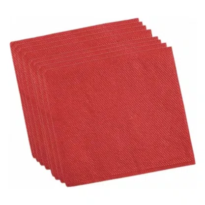 Guardanapo Vermelho 19,5x22,5cm C/ 50un Campfestas