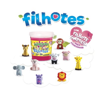 Kimeleka Slime 180g Roxo Filhotes Acrilex