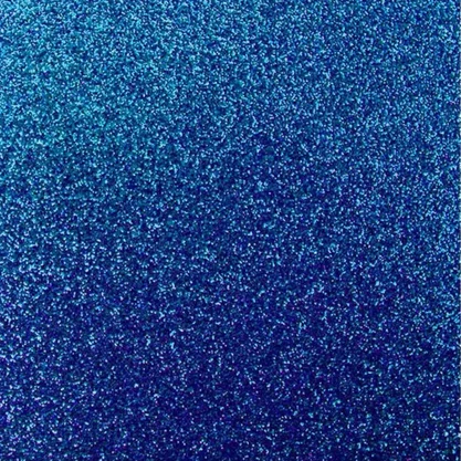 Kit 05 Cartolinas EVA com Glitter Azul Escuro Seller
