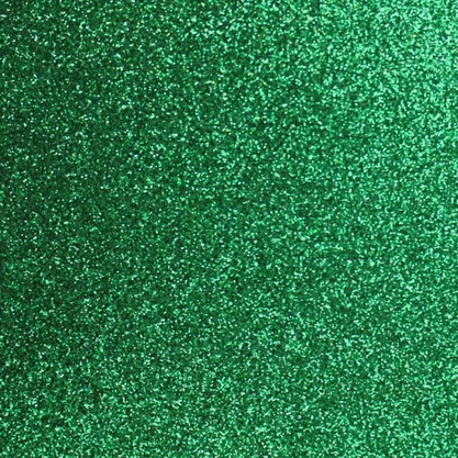 Kit 05 Cartolinas EVA com Glitter Verde Escuro Seller