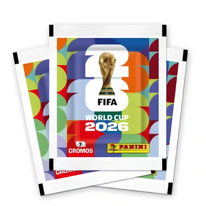 Kit 05 Pacote De Figurinhas Copa do Mundo 2026 Panini