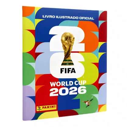 Kit Álbum Copa Do Mundo 2026 + 10 Pacote De Figurinhas Panini