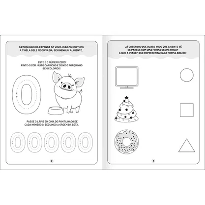 Kit Cartilhas Raciocínio Lógico Níveis 1, 2 e 3 (+3 Anos) Tilibra