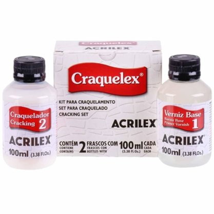 Kit Craquelex Incolor Acrilex