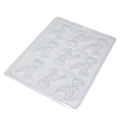 Kit de Formas Acetato Dinossauro Cód.9662 com 05 Unidades BWB