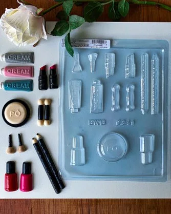 Kit de Formas Acetato Kit Maquiagem Cód.9341 com 05 Unidades BWB