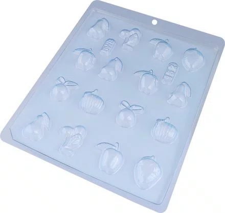 Kit de Formas Acetato Miscelânia Frutas Cód.152 com 05 Unidades BWB