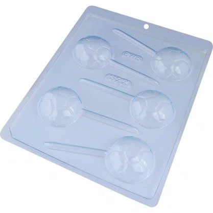 Kit de Formas Acetato Pirulito Bola Cód.322 com 05 Unidades BWB