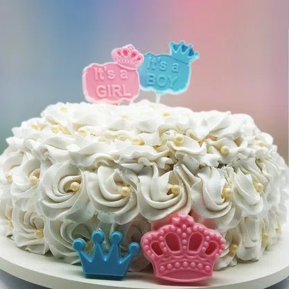 Kit de Formas Acetato Pirulito It’s a Boy It’s a Girl Cód.9659 com 05 Unidades BWB