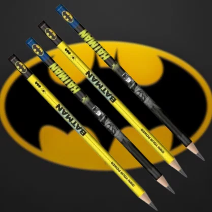 Kit de Lápis Grafite 04 Unidade Sortido Batman Tris