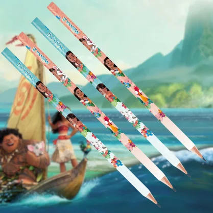 Kit de Lápis Grafite 04 Unidade Sortido Moana Tris