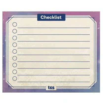 Kit de Notas Autoadesivas com 7 Blocos Holic Cosmos Tris