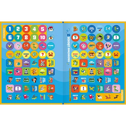 Kit Educativo Coordenação + Raciocínio Nível 2 (+3 Anos) Tilibra