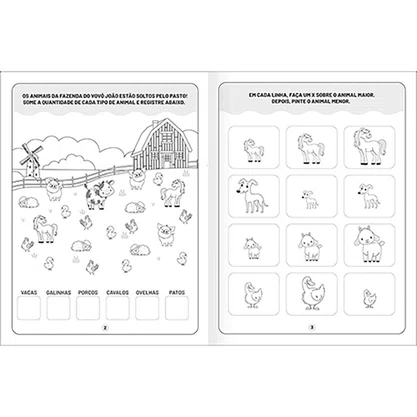 Kit Educativo Coordenação + Raciocínio Nível 2 (+3 Anos) Tilibra