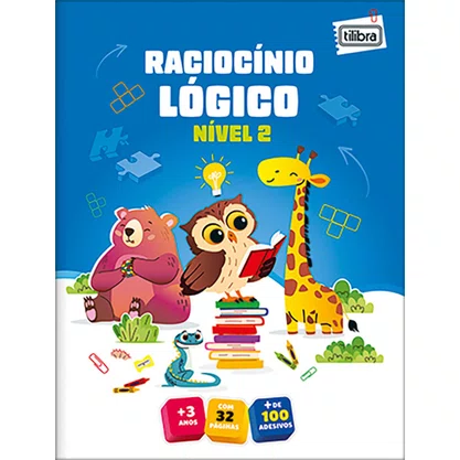Kit Educativo Coordenação + Raciocínio Nível 2 (+3 Anos) Tilibra