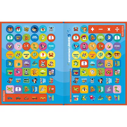 Kit Educativo Coordenação + Raciocínio Nível 3 (+3 Anos) Tilibra