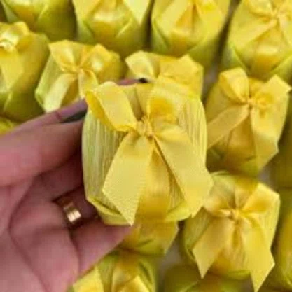 Kit Embalagem Bem Casado Amarelo Ultrafest C/ 40 Unidades