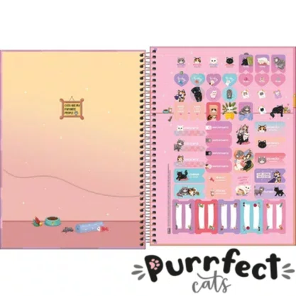 Kit Escolar Purrfect Cat Tilibra