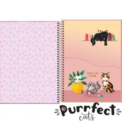 Kit Escolar Purrfect Cat Tilibra