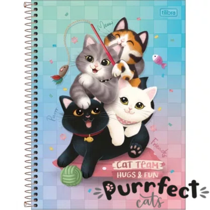 Kit Escolar Purrfect Cat Tilibra