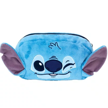Kit Escolar Stitch Fichário + Estojo Pelúcia DAC