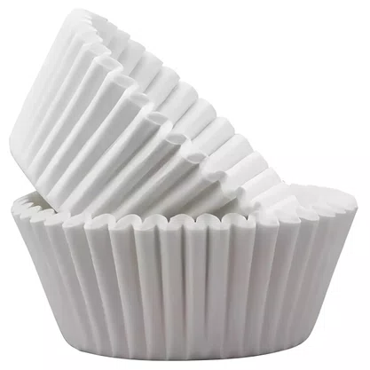 Kit Forminha Forneável Cupcake Grande Branca C/ 90 Unidades Ultrafest