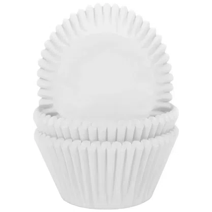 Kit Forminha Forneável Cupcake Grande Branca C/ 90 Unidades Ultrafest
