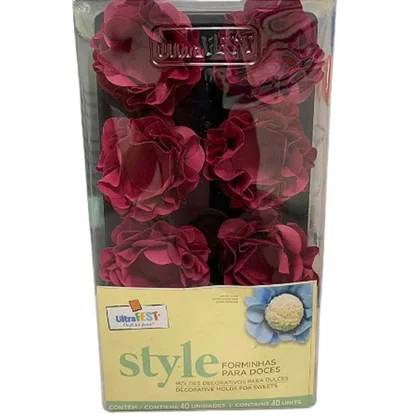 Kit Forminha para Doces Style Pink C/ 80 Unidades Ultrafest