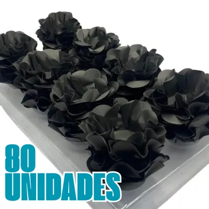 Kit Forminha para Doces Style Preto C/ 80 Unidades Ultrafest