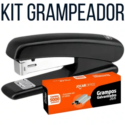 Kit Grampeador 20B + Grampos 26/6 Tilibra/Jocar