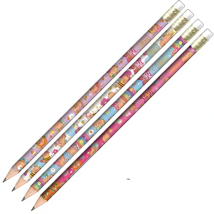 Kit Lápis com Borracha 04 Unidades Sortido Capyclub Tilibra