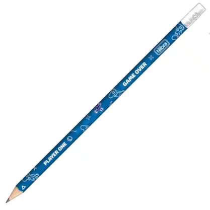 Kit Lápis com Borracha 04 Unidades Sortido Player Tilibra
