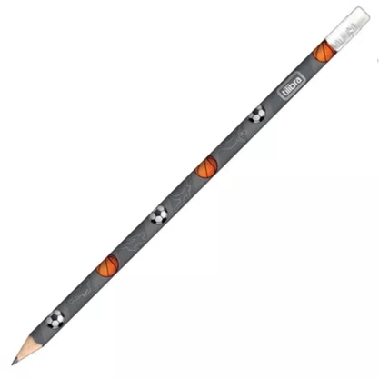 Kit Lápis com Borracha 04 Unidades Sortido Player Tilibra