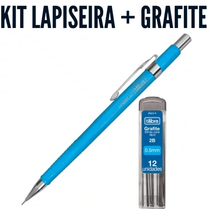 Kit Lapiseira i-Point Neon + Grafite 0.5 Tilibra