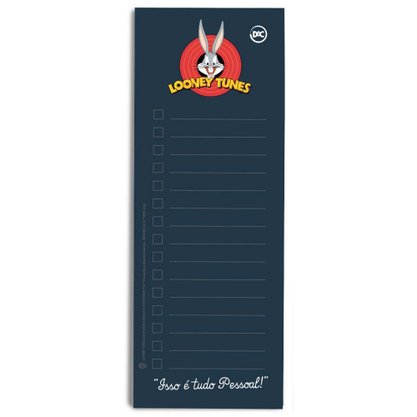 Kit Organizadores de Mesa e Bloco de Anotações Looney Tunes Dac