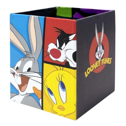 Kit Organizadores de Mesa e Bloco de Anotações Looney Tunes Dac
