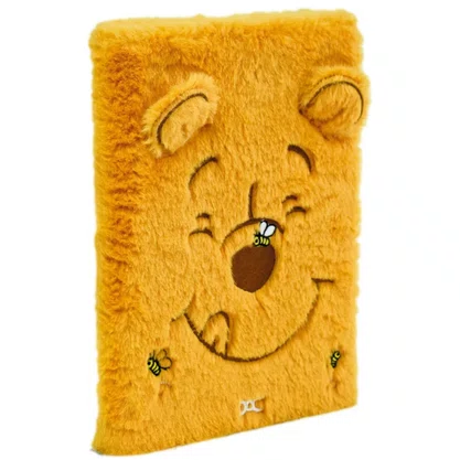 Kit Pooh Pelúcia Caderno e Organizador DAC