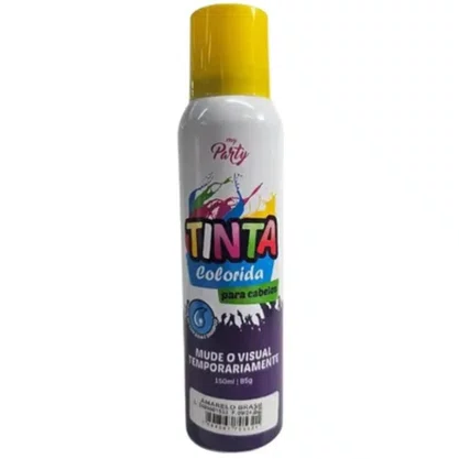 Kit Tinta de Cabelo Spray Verde e Amarelo 150ml Aeroflex