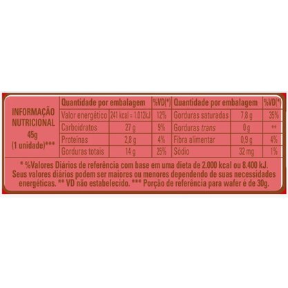 KitKat Chocolate Clássico Caixa Com 24 Unidades Nestlé