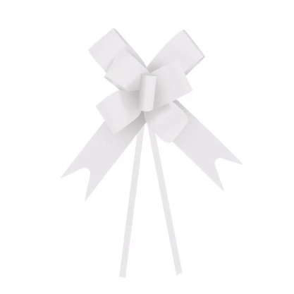 Laço Pronto 23mm Médio Branco Albano (Pacote com 10 Unidades)