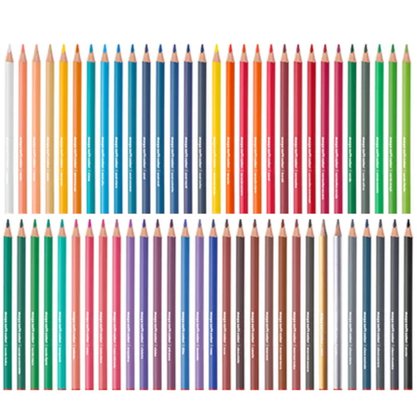 Lápis De Cor 60 Cores + Apontador Mega Soft Color Tris