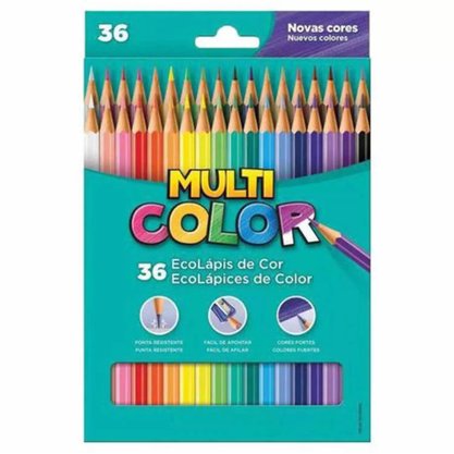 Lápis De Cor Multicolor 36 Cores Faber Castell