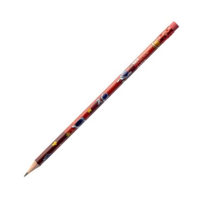 Lápis Grafite Astro com Borracha Vermelho Tris Ref. 904850