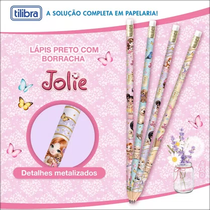 Lápis Grafite Nº2 Unidade Sortido Jolie Tilibra