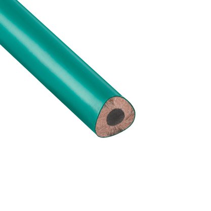 Lápis Grafite HB Jumbo Big Triangular Verde Brw